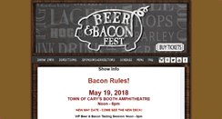 Desktop Screenshot of beerandbacon.com