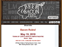 Tablet Screenshot of beerandbacon.com